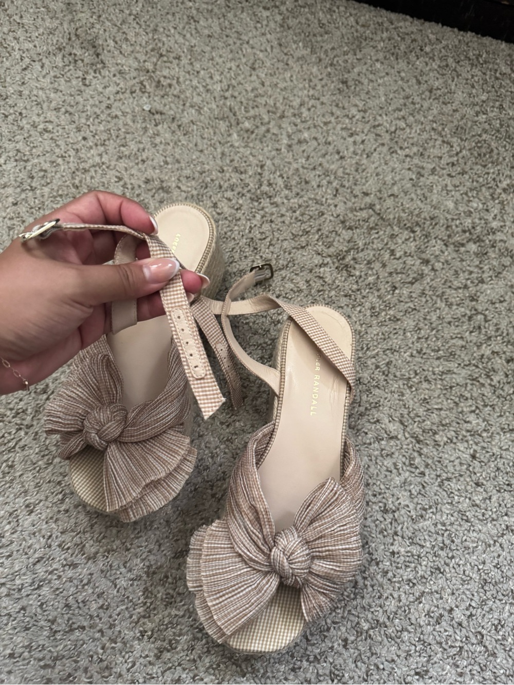 Loeffler Randall Knot Espadrille Sandals - Picture 10 of 13